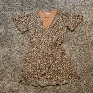 Pink Lily Floral Dress